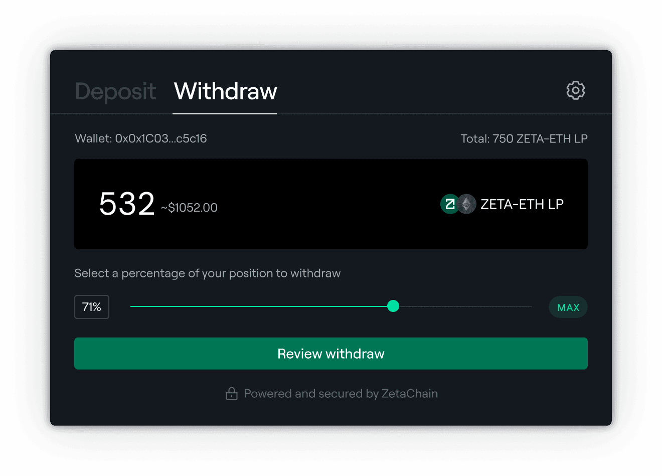 Withdraw